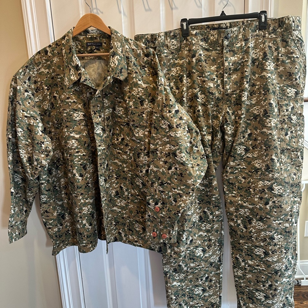 5.11 Tactical Series Ripstop 4XL Digital Camouflage set
